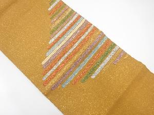 横段模様織り出し　袋帯